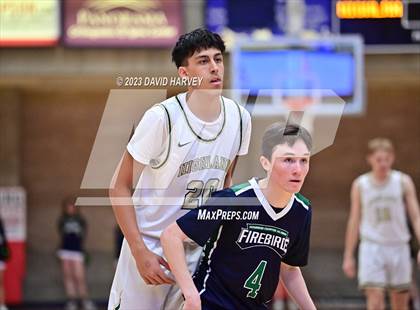Thumbnail 2 in (CHSAA 3A Boys Basketball Consolation Round) Highland vs. Windsor Charter Academy  photogallery.