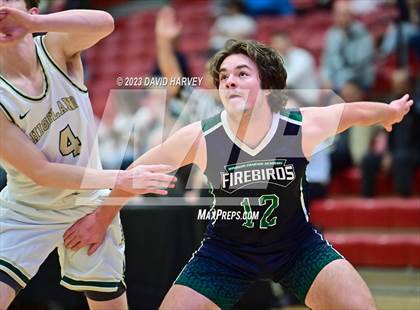 Thumbnail 1 in (CHSAA 3A Boys Basketball Consolation Round) Highland vs. Windsor Charter Academy  photogallery.