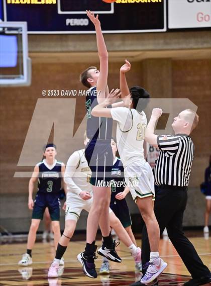 Thumbnail 1 in (CHSAA 3A Boys Basketball Consolation Round) Highland vs. Windsor Charter Academy  photogallery.