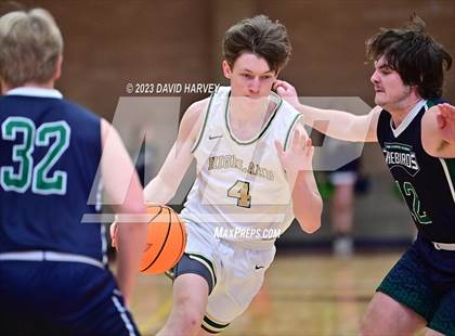 Thumbnail 1 in (CHSAA 3A Boys Basketball Consolation Round) Highland vs. Windsor Charter Academy  photogallery.