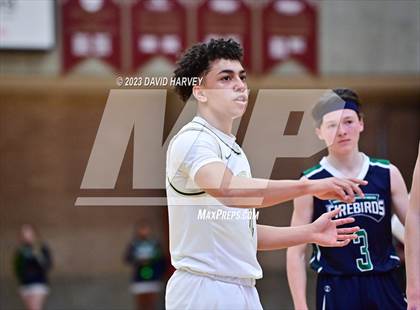 Thumbnail 1 in (CHSAA 3A Boys Basketball Consolation Round) Highland vs. Windsor Charter Academy  photogallery.