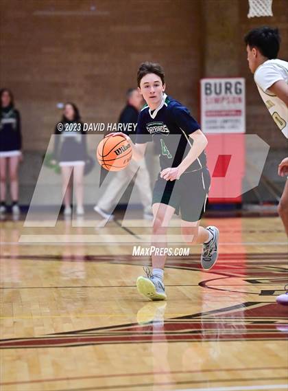 Thumbnail 1 in (CHSAA 3A Boys Basketball Consolation Round) Highland vs. Windsor Charter Academy  photogallery.