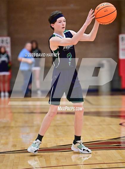 Thumbnail 1 in (CHSAA 3A Boys Basketball Consolation Round) Highland vs. Windsor Charter Academy  photogallery.