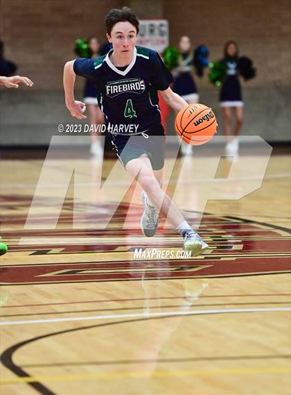 Thumbnail 2 in (CHSAA 3A Boys Basketball Consolation Round) Highland vs. Windsor Charter Academy  photogallery.