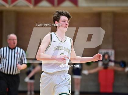 Thumbnail 1 in (CHSAA 3A Boys Basketball Consolation Round) Highland vs. Windsor Charter Academy  photogallery.