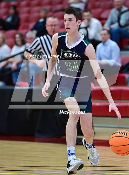 Thumbnail 2 in (CHSAA 3A Boys Basketball Consolation Round) Highland vs. Windsor Charter Academy  photogallery.
