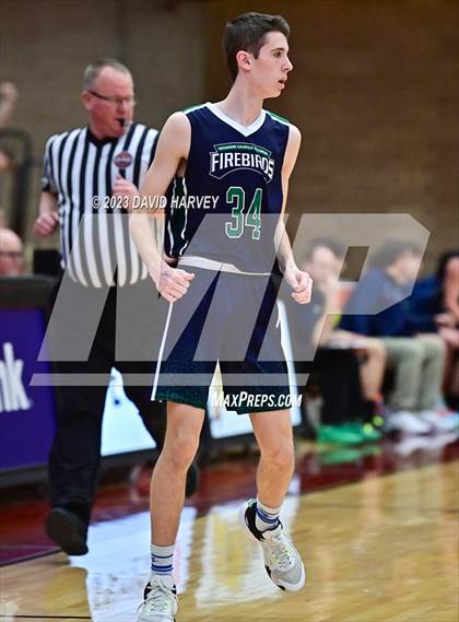 Thumbnail 1 in (CHSAA 3A Boys Basketball Consolation Round) Highland vs. Windsor Charter Academy  photogallery.