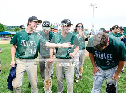 Thumbnail 2 in Ticonderoga vs. Avon (NYSPHSAA Class C Final) photogallery.