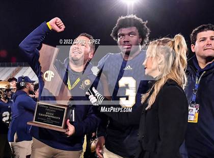 Thumbnail 3 in McClymonds @ Mater Dei Catholic (CIF State DIV 2AA Championship Final) photogallery.