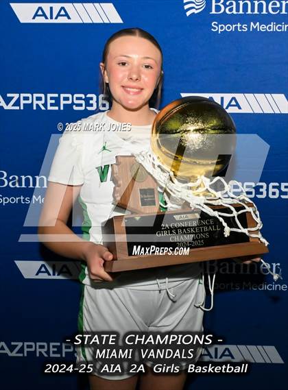 Thumbnail 1 in Miami vs. Arizona Lutheran Academy (AIA 2A Final - Awards) photogallery.