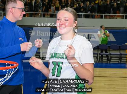Thumbnail 1 in Miami vs. Arizona Lutheran Academy (AIA 2A Final - Awards) photogallery.