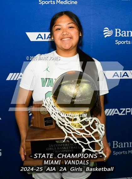 Thumbnail 1 in Miami vs. Arizona Lutheran Academy (AIA 2A Final - Awards) photogallery.