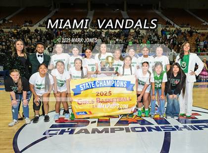 Thumbnail 1 in Miami vs. Arizona Lutheran Academy (AIA 2A Final - Awards) photogallery.