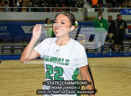 Thumbnail 1 in Miami vs. Arizona Lutheran Academy (AIA 2A Final - Awards) photogallery.