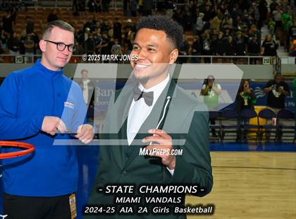 Thumbnail 2 in Miami vs. Arizona Lutheran Academy (AIA 2A Final - Awards) photogallery.
