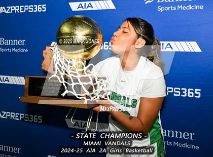 Thumbnail 1 in Miami vs. Arizona Lutheran Academy (AIA 2A Final - Awards) photogallery.