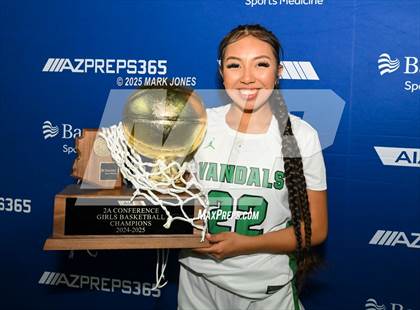 Thumbnail 2 in Miami vs. Arizona Lutheran Academy (AIA 2A Final - Awards) photogallery.