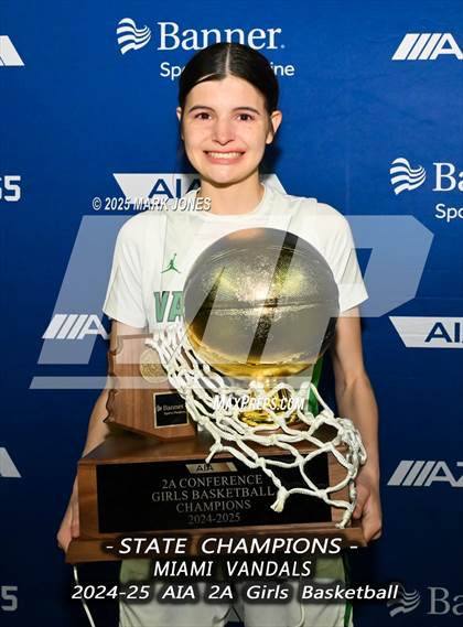 Thumbnail 1 in Miami vs. Arizona Lutheran Academy (AIA 2A Final - Awards) photogallery.