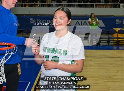 Thumbnail 2 in Miami vs. Arizona Lutheran Academy (AIA 2A Final - Awards) photogallery.