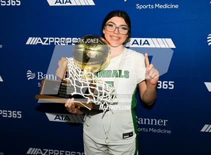 Thumbnail 1 in Miami vs. Arizona Lutheran Academy (AIA 2A Final - Awards) photogallery.