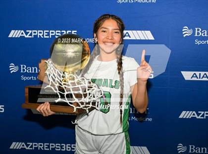 Thumbnail 1 in Miami vs. Arizona Lutheran Academy (AIA 2A Final - Awards) photogallery.