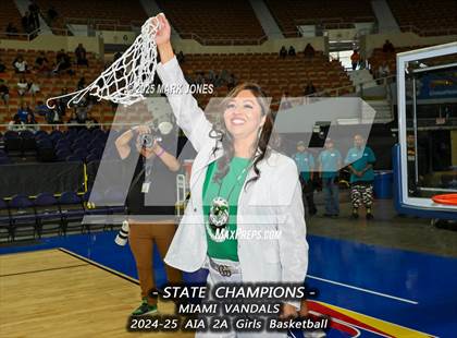 Thumbnail 3 in Miami vs. Arizona Lutheran Academy (AIA 2A Final - Awards) photogallery.