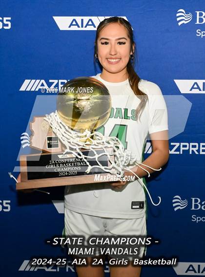 Thumbnail 1 in Miami vs. Arizona Lutheran Academy (AIA 2A Final - Awards) photogallery.