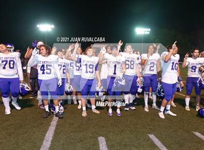 Thumbnail 1 in St. Anthony @ Salesian (CIF SS D10 Semifinal) photogallery.