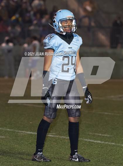Thumbnail 1 in St. Anthony @ Salesian (CIF SS D10 Semifinal) photogallery.