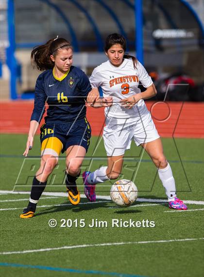 Thumbnail 1 in Springtown vs Prestonwood Christian (EMSISD X-Town Shootout) photogallery.