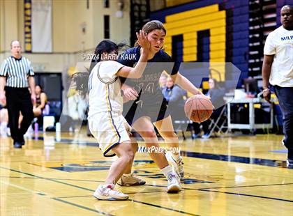Thumbnail 2 in Milpitas vs Salinas (CIF CCS Division 1 Round 1) photogallery.