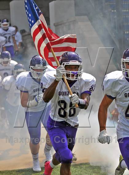 Thumbnail 1 in Gonzaga vs. St. Joseph's Prep (Patriot Classic) photogallery.