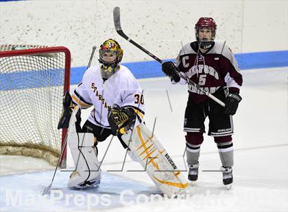 Thumbnail 2 in Milford vs. Amity Regional (CIAC DII Semifinal) photogallery.