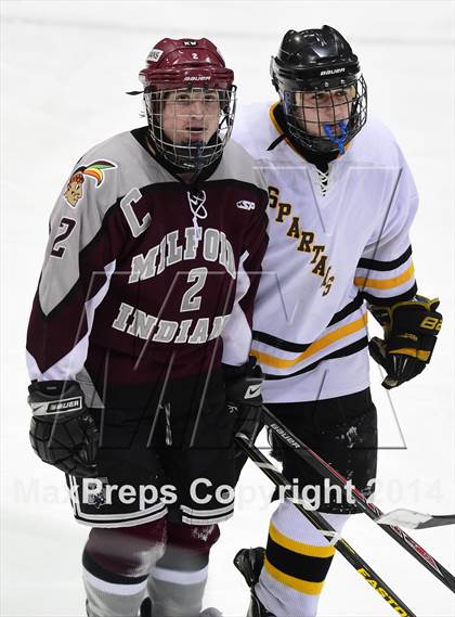 Thumbnail 2 in Milford vs. Amity Regional (CIAC DII Semifinal) photogallery.