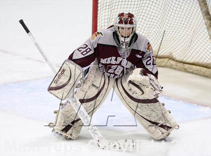 Thumbnail 2 in Milford vs. Amity Regional (CIAC DII Semifinal) photogallery.