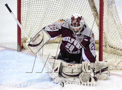 Thumbnail 2 in Milford vs. Amity Regional (CIAC DII Semifinal) photogallery.