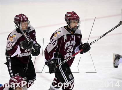 Thumbnail 2 in Milford vs. Amity Regional (CIAC DII Semifinal) photogallery.