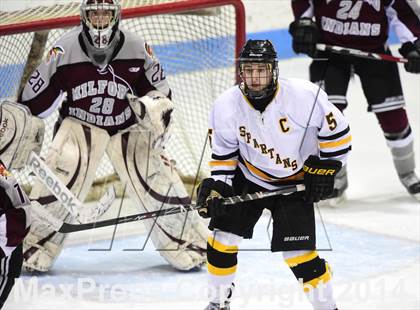 Thumbnail 2 in Milford vs. Amity Regional (CIAC DII Semifinal) photogallery.