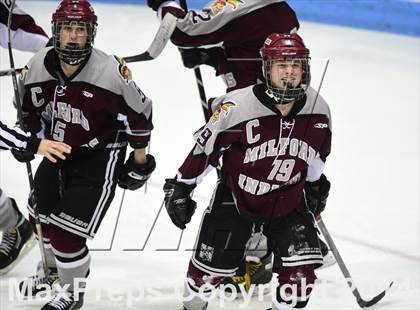 Thumbnail 2 in Milford vs. Amity Regional (CIAC DII Semifinal) photogallery.
