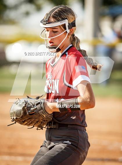 Thumbnail 2 in McCook vs Kearney (LSE Softball Invite) photogallery.