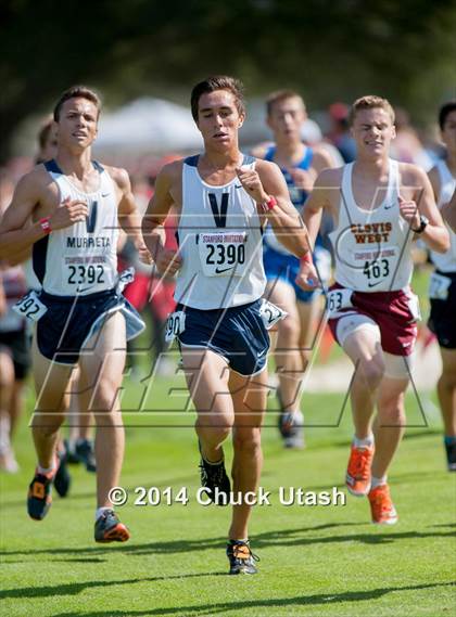 Thumbnail 1 in Stanford Invitational Boys 5K Division 1 Race photogallery.