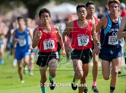 Thumbnail 1 in Stanford Invitational Boys 5K Division 1 Race photogallery.
