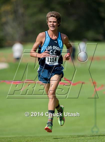 Thumbnail 2 in Stanford Invitational Boys 5K Division 1 Race photogallery.