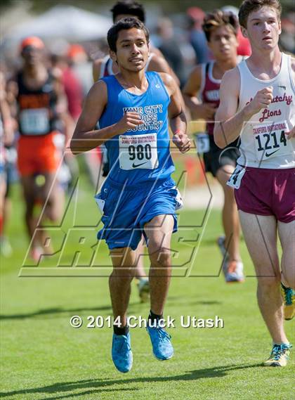 Thumbnail 2 in Stanford Invitational Boys 5K Division 1 Race photogallery.