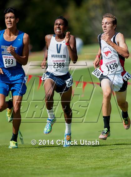 Thumbnail 2 in Stanford Invitational Boys 5K Division 1 Race photogallery.