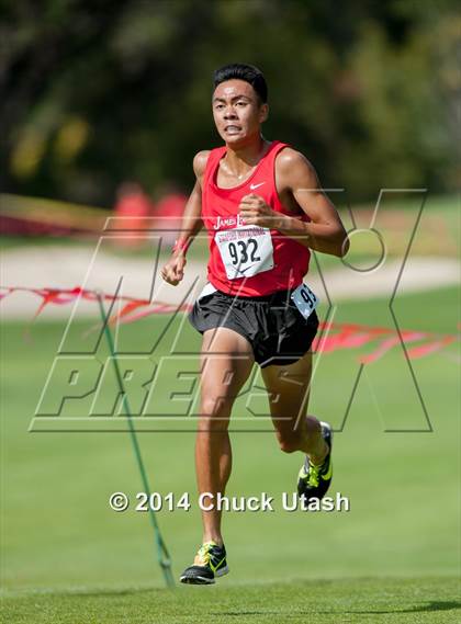 Thumbnail 3 in Stanford Invitational Boys 5K Division 1 Race photogallery.