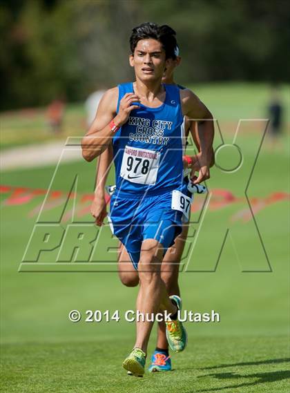 Thumbnail 3 in Stanford Invitational Boys 5K Division 1 Race photogallery.