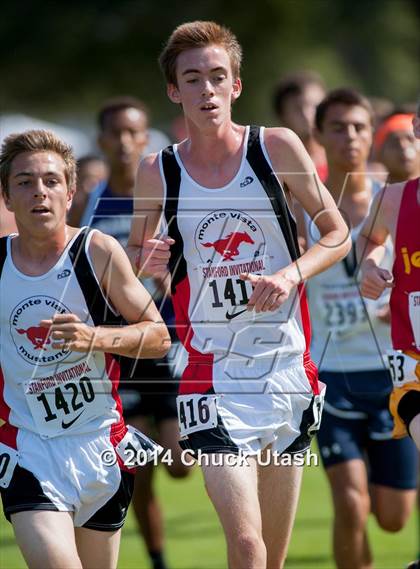 Thumbnail 2 in Stanford Invitational Boys 5K Division 1 Race photogallery.