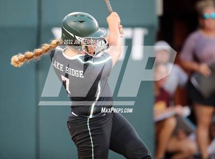 Thumbnail 2 in Deer Park vs. Lake Ridge (UIL 6A Softball Semifinal) photogallery.
