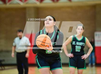 Thumbnail 1 in (CHSAA 3A Girls Basketball Round One) Centauri vs St. Mary's photogallery.